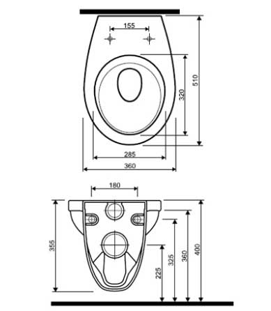 унитаз подвесной Kolo Idol M13100