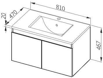 мебель Aquaform Ramos Standard 0401-423113