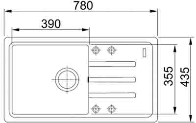 кухонная мойка Franke BSG 611-78 Malta