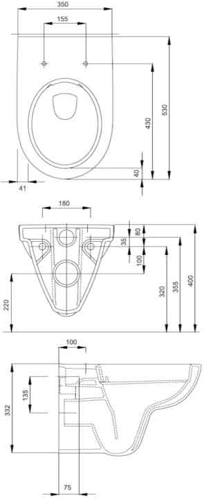 унитаз подвесной Kolo Nova Pro M33120