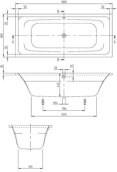 Villeroy&Boch ванна акриловая UBA180FRA2V-01