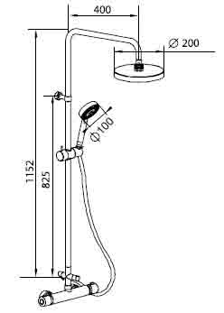 AM PM Tender Supreme F0101400 душевая система