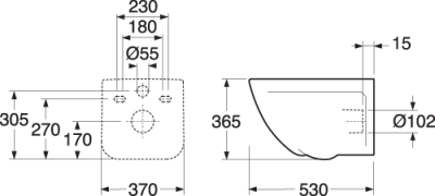 Gustavsberg 4330 унитаз подвесной