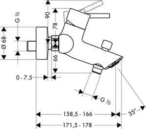 набор смесителей Hansgrohe Talis S2 32434 набор смесителей Hansgrohe Talis S2 32434