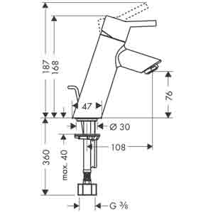 Hansgrohe Talis S2 3243 набор смесителей