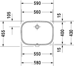 раковина Duravit Starck 0338560002