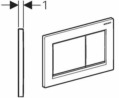кнопка Geberit Omega30 115.080.KL.1