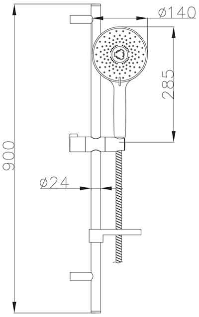 душевая лейка Imprese Netka 9014003