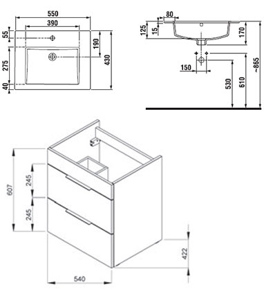 Jika Cube 4.5361.2.176.300.1 тумба