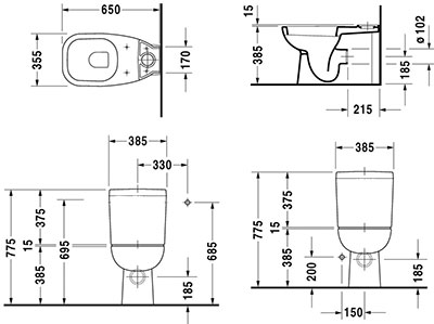 компакт Duravit D-Code