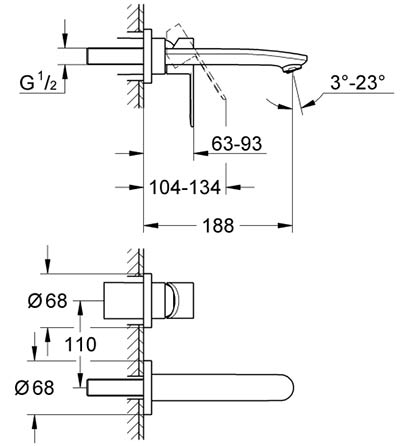 Grohe 19571002 смеситель для раковины