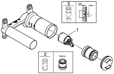 чертеж Grohe 23571000