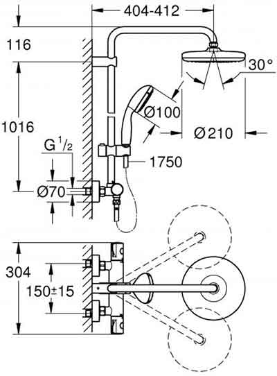 Grohe 26699000 душевая система