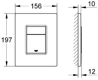 клавиша Grohe Even 38966KF0