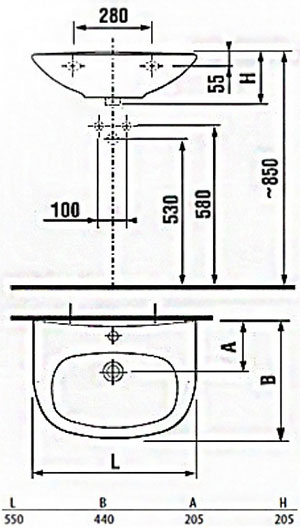 Jika Zeta H8103910001041 раковина