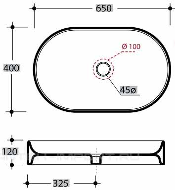 Kerasan Arredo 0291 на столешницу