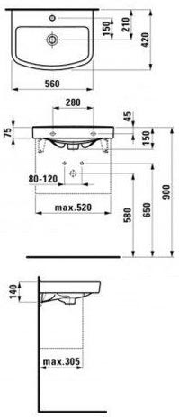 Laufen H8101510001041 раковина-умывальник Швейцария