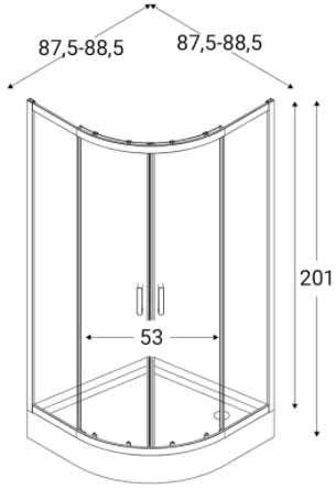 душевая кабина New Trandy ZS-0002