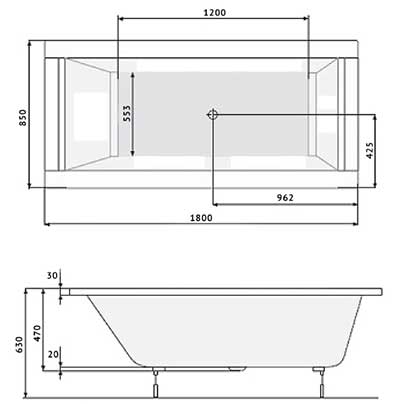 ванна большая Pool Spa PWPNT10ZN