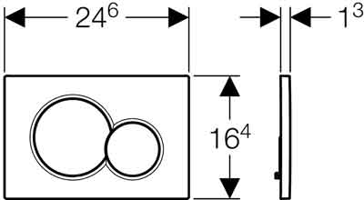 кнопка смыва Geberit 115.770.11.5