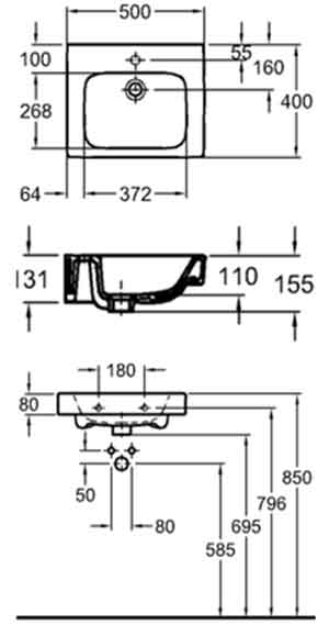 раковина Kolo Modo L31950