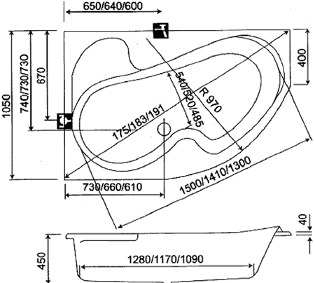 ванны акриловые Koller Pool Montana