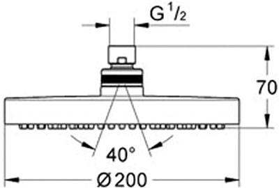 тропический душ Grohe 27541000