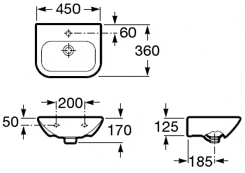 Roca NEXO 327643 умывальник