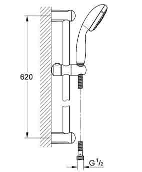 Grohe 27795 душевая стойка Германия