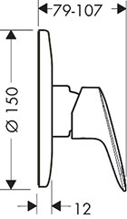 Hansgrohe Logis 71606000 смеситель накладка