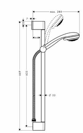 Hansgrohe FOCUS E 31934 стойка