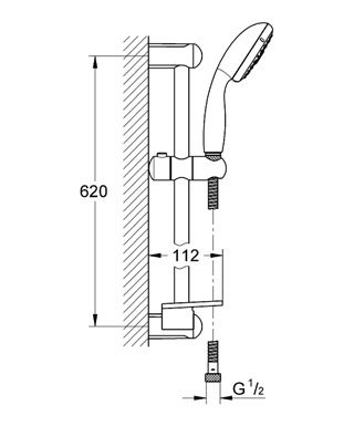 Grohe 28593 душевой гарнитур германия