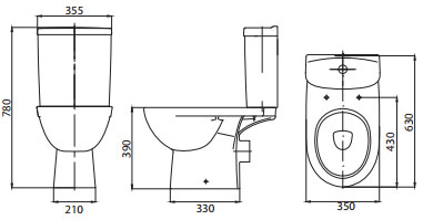 унитаз компакт Kolo FREJA Premium L79046