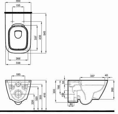 унитаз подвесной Kolo Modo L33120