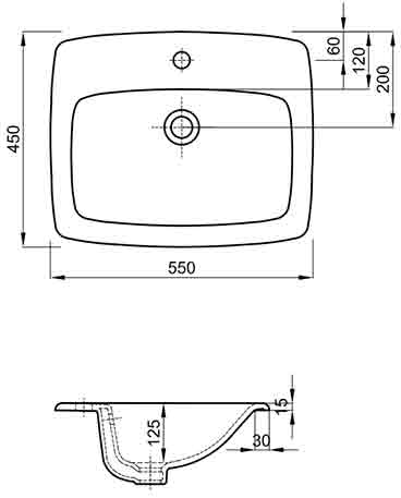 умывальник Kolo Nova Pro M31856