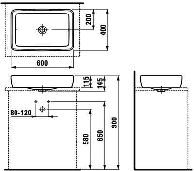 раковина Laufen H8169520001121