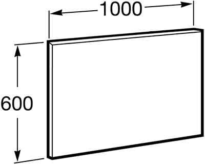 зеркало для ванны 100 см