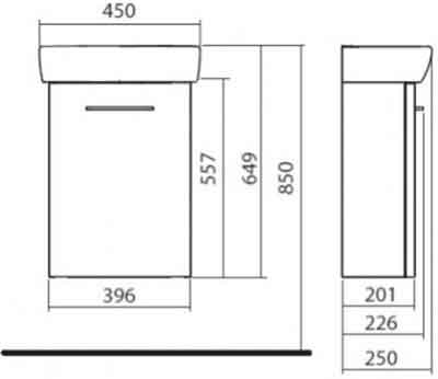 комплект мебели Kolo Nova Pro M39002