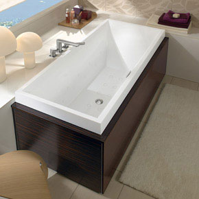 дизайн ванны Villeroy&Boch Squaro BQ180SQR2V