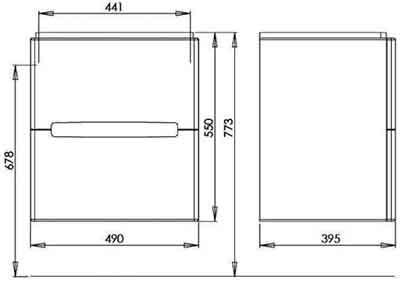 тумба с раковиной Kolo Modo L39001