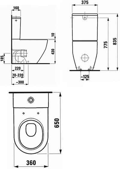 компакт Laufen Pro New 2595.2