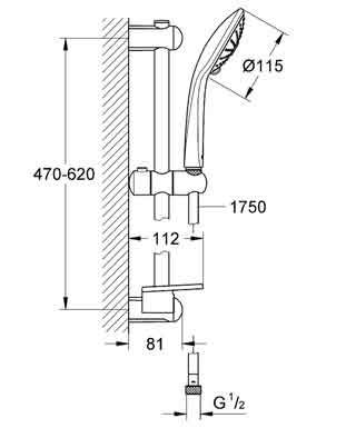 душевая система Grohe 27231