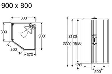 Ido Showerama 49850-23-809 душевая кабина