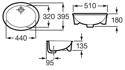 умывальник Roca Roca Neo Selene 322307